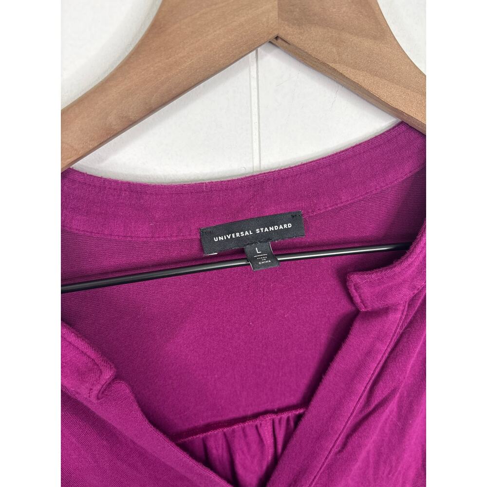 Universal Standard Gramercy Liquid Jersey Midi Dress Large Purple Casual - Picture 7 of 10